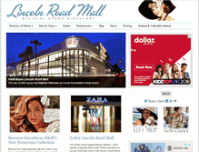 Tablet Screenshot of lincolnroadmall.info